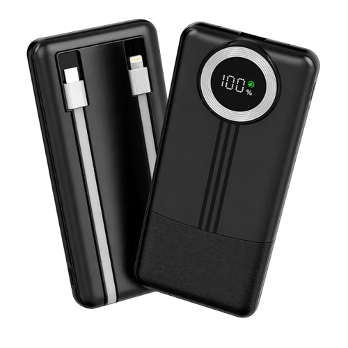 Power Bank BIVA BP-040 20000mAh avec câbles intégrés - BIVA